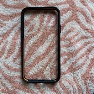 Clear iPhone 11 Phone Case with black rim